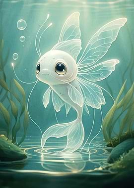 Cute Fairy Fish Water
