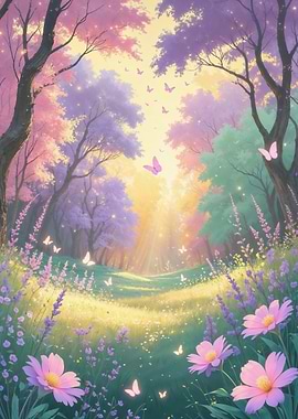 Enchanted Butterfly Forest