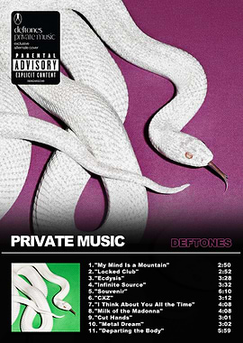 Deftones Private Music Album Cover