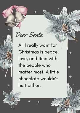 Dear Santa Christmas Wish