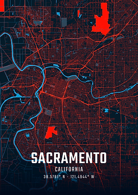 Sacramento City Map