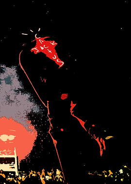 Travis Scott Concert Art