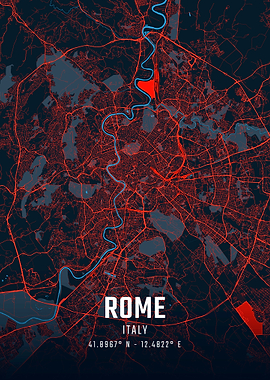 Rome City Map
