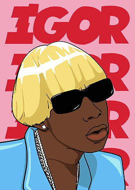 Igor album cover art illustration