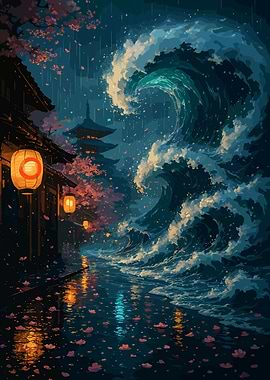 Japanese Wave Night