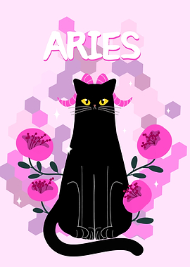 Aries – The Zodiac Black Cat Series