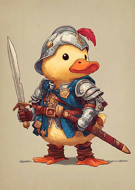 Duck Knight in Shining Armor