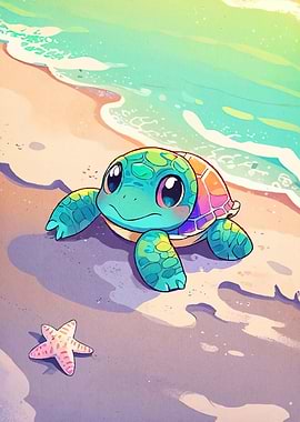 Cute Turtle Beach
