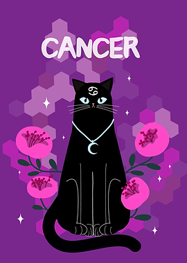 Cancer – The Zodiac Black Cat Series