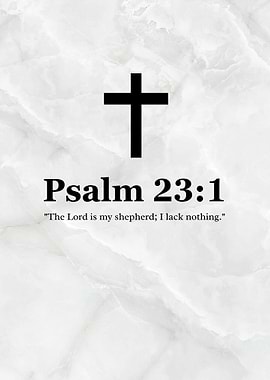 Psalm 23:1 Christian Bible Verse