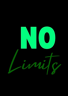 No Limits Text Art