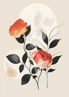 Elegant Floral Arrangement with Roses