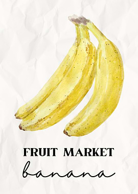 Fruit Market Banana