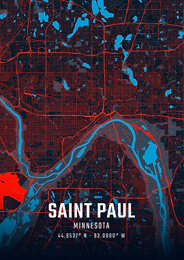 Saint Paul City Map
