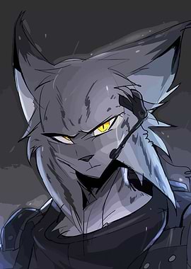 Anthropomorphic Wolf Warrior Portrait