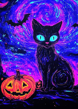 Halloween Cat Pumpkin