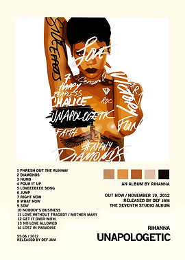 Rihanna Unapologetic Album Cover Art