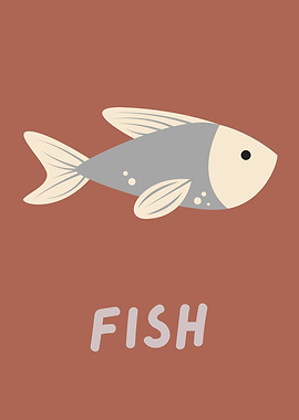 Stylized Fish Illustration