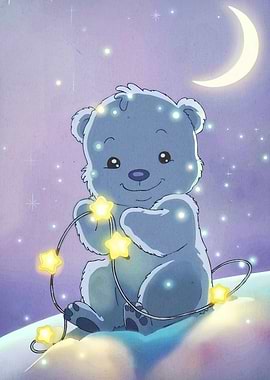 Cute Bear Star Lights