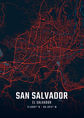 San Salvador City Map