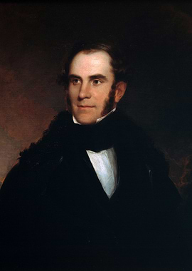 Portrait of a Man in Black Suit