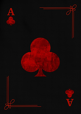 Ace of Clubs Card