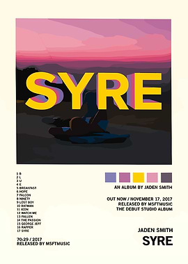 Jaden Smith SYRE Album Cover Art