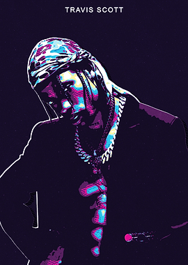 Travis Scott Pop Art