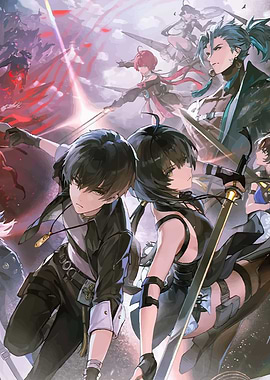 Characters in Battle Stance