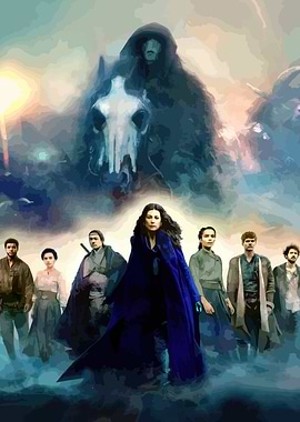 Fantasy Group with Dark Rider