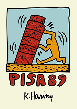 Pisa 89 by Keith Haring