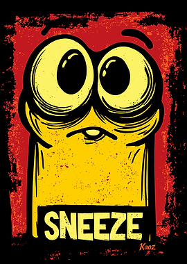 Sneeze Cartoon Worm Illustration