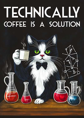 Coffee Solution Cat Scientist