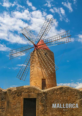 Mallorca Windmill, Spain