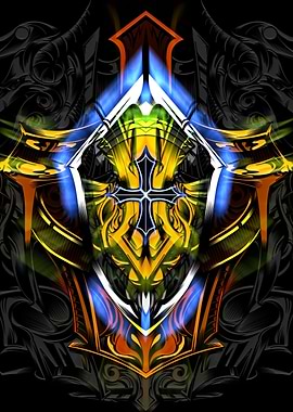 ultrakill gabriel Shield Digital Art