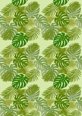Tropical Leaves Pattern