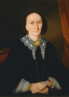 Portrait of a Woman in Black Dress