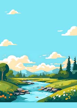 Landscape with River