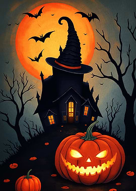 Halloween Night Haunted House