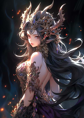 Fantasy Elf Queen Portrait