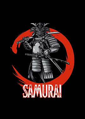 Samurai Warrior Illustration