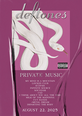 Deftones Private Music Album Cover