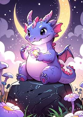 Cute Dragon Magic Orb