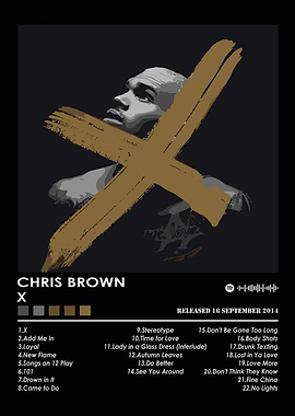 Chris Brown X Album Cover Art