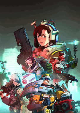Cyberpunk Team Illustration