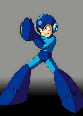 Mega Man Ready to Fight