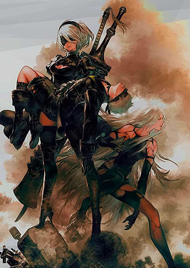 Nier Automata: 2B and A2
