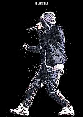 Eminem Rapping in the Dark