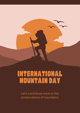International Mountain Day Poster
