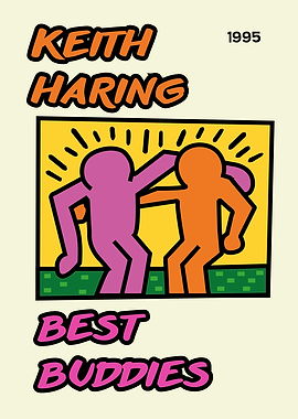 Keith Haring Best Buddies 1995